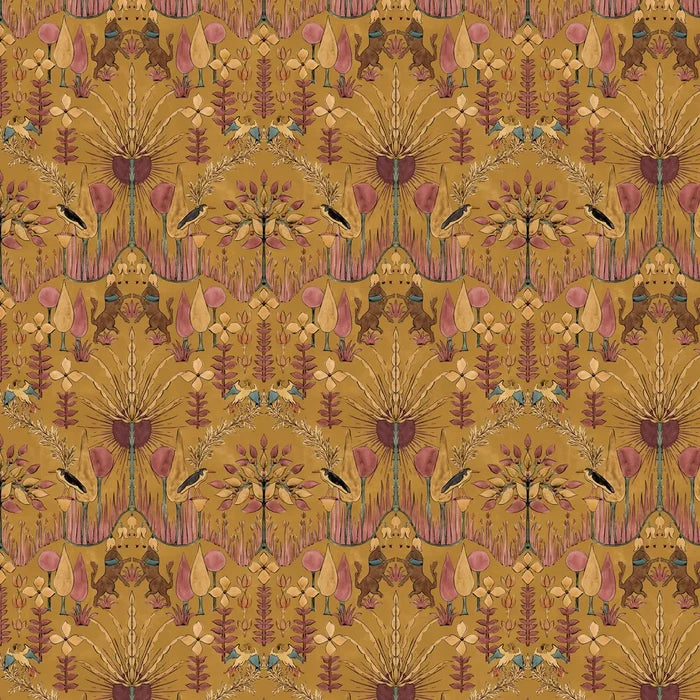 Oasis  Villa Wallpaper - Curry
