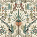 Oasis Villa Wallpaper - Emerald