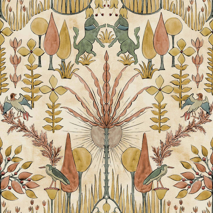 Oasis  Villa Wallpaper - Sand