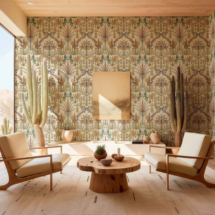 Oasis  Villa Wallpaper - Sand