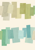 Offset Blocks Wallpaper - Pistachio Twist