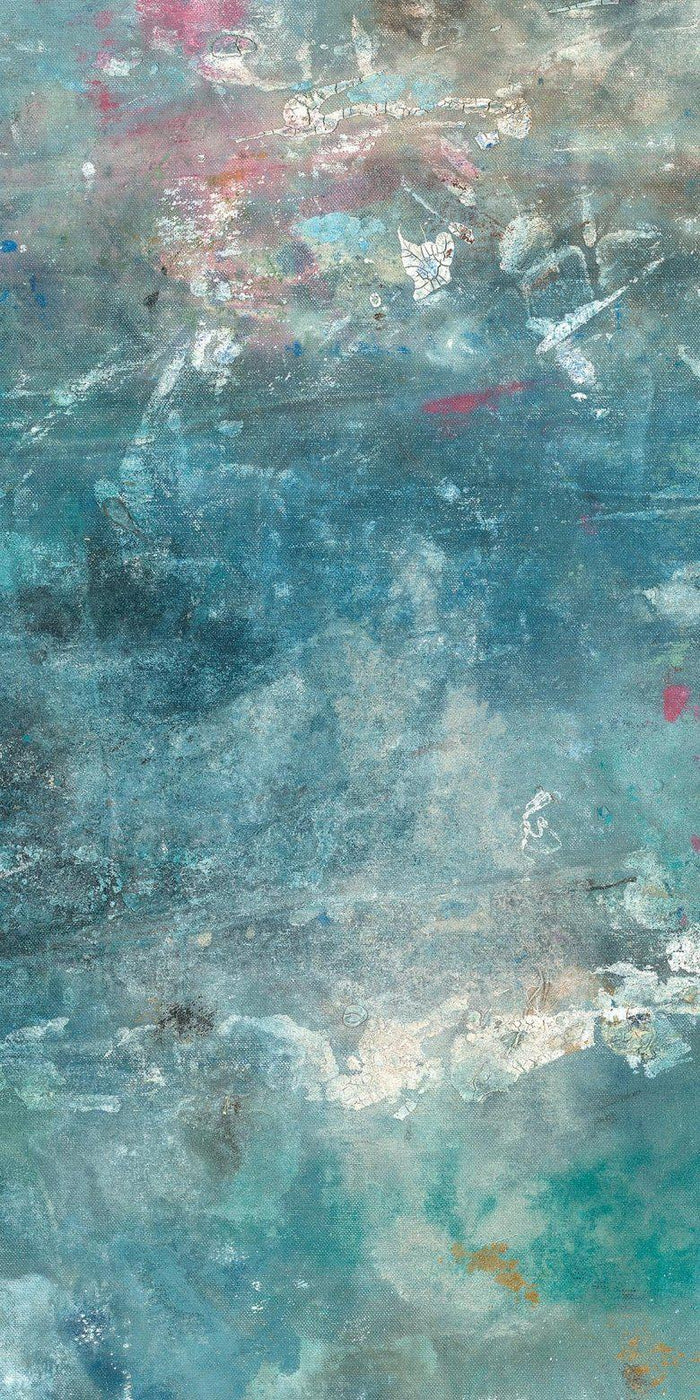 Oh La La Hybrid Wallpaper Mural - Blue