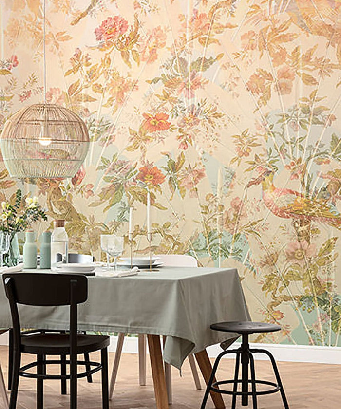 Oiseau de Paradis  Mural Wallpaper