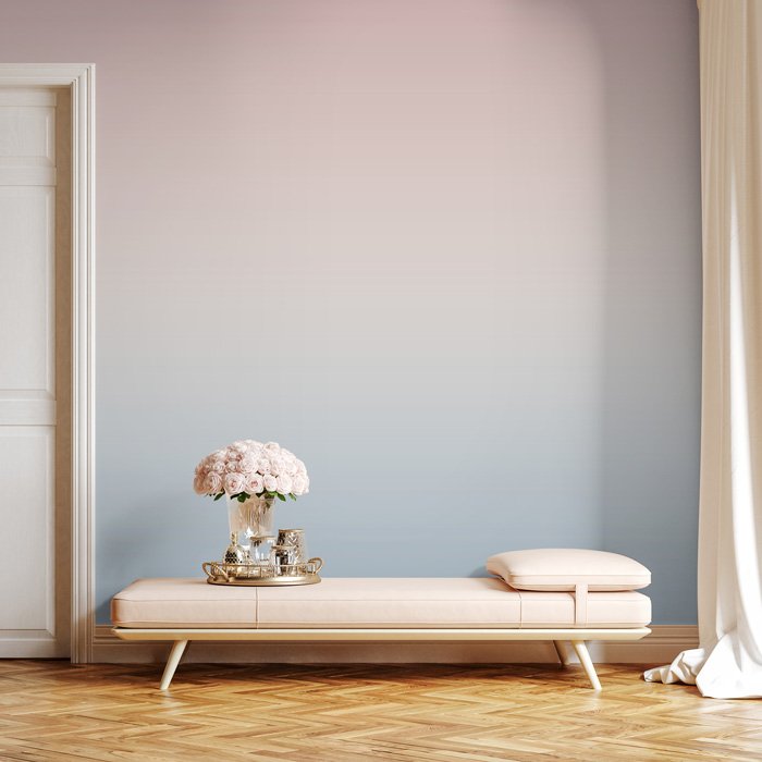 Ombre Wallpaper Hybrid Mural - Create (Pink + Blue)