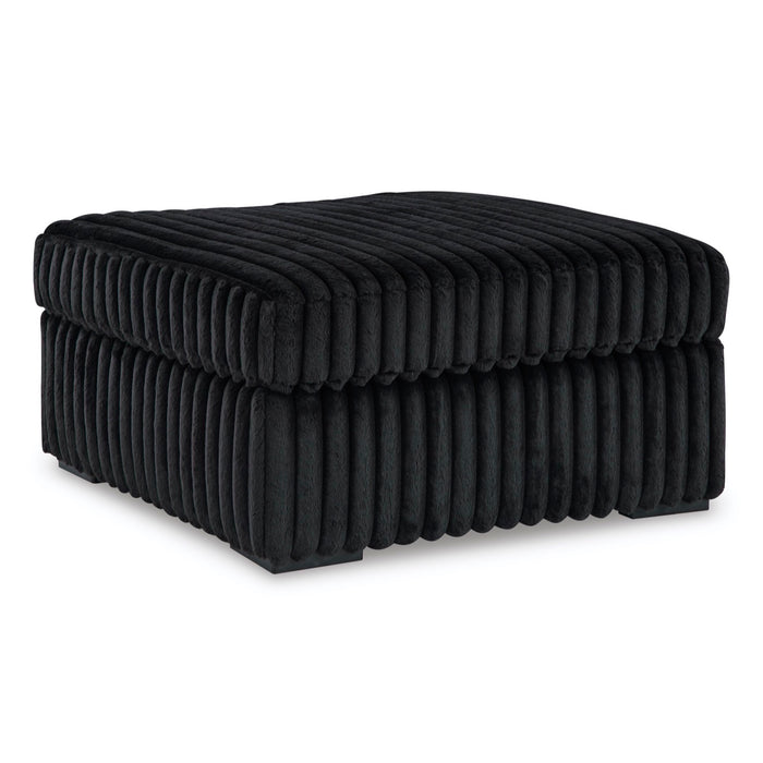 Onyx Oversized Accent Ottoman - Adams Furniture