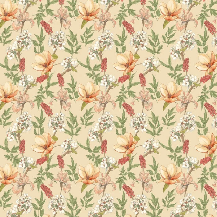 Orchid Bloom Wallpaper - Amber