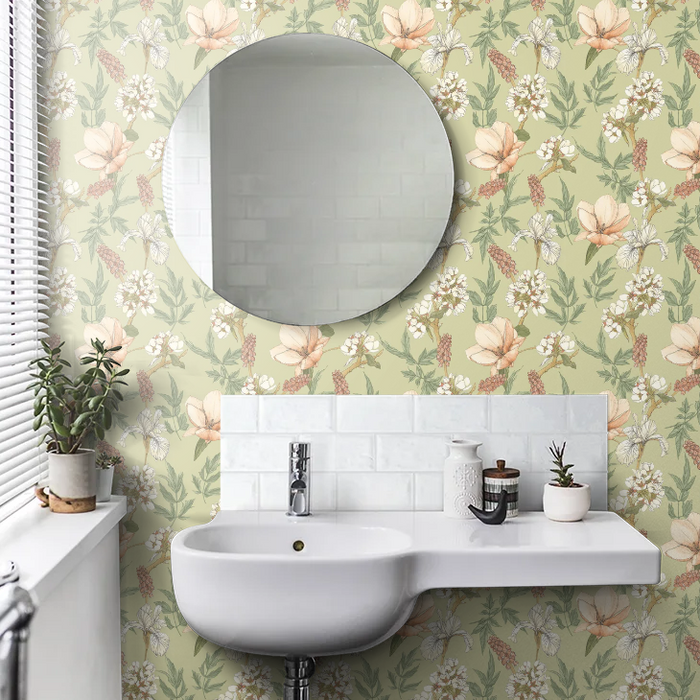 Orchid Bloom Wallpaper - Artichoke