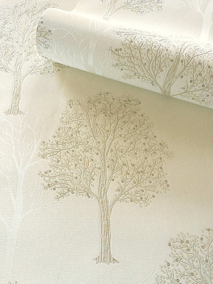 Ornella Textured Wallpaper - Cream