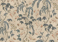 Ottilia Artistic Botanical Mural Wallpaper - Misty Blue