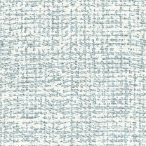 Pagoda Linen Wallpaper - Marine Blue
