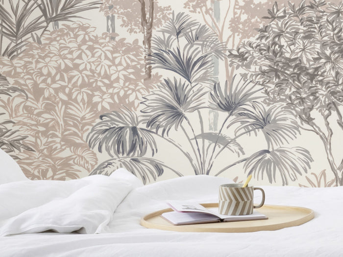 Painted Trees - Custom Sized Mural Wallpaper (per m2)