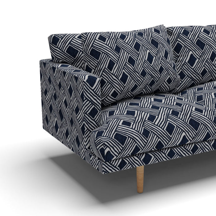 Palacio Upholstery Fabric - Navy