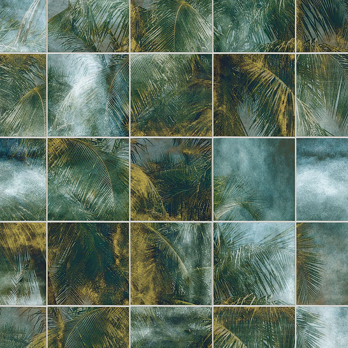 Palm Puzzle - Custom Sized Mural Wallpaper (per m2)