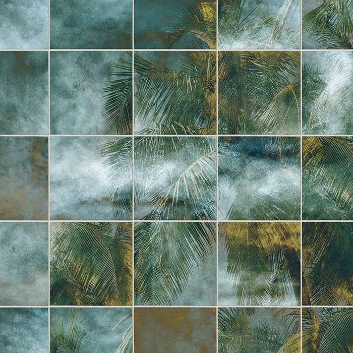 Palm Puzzle - Custom Sized Mural Wallpaper (per m2)