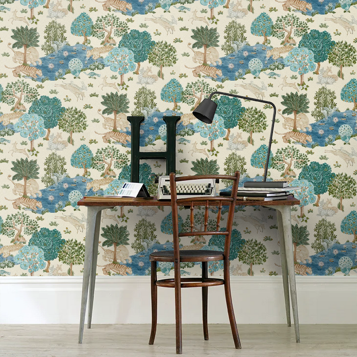 Pamir Wallpaper - Cream/Nettle