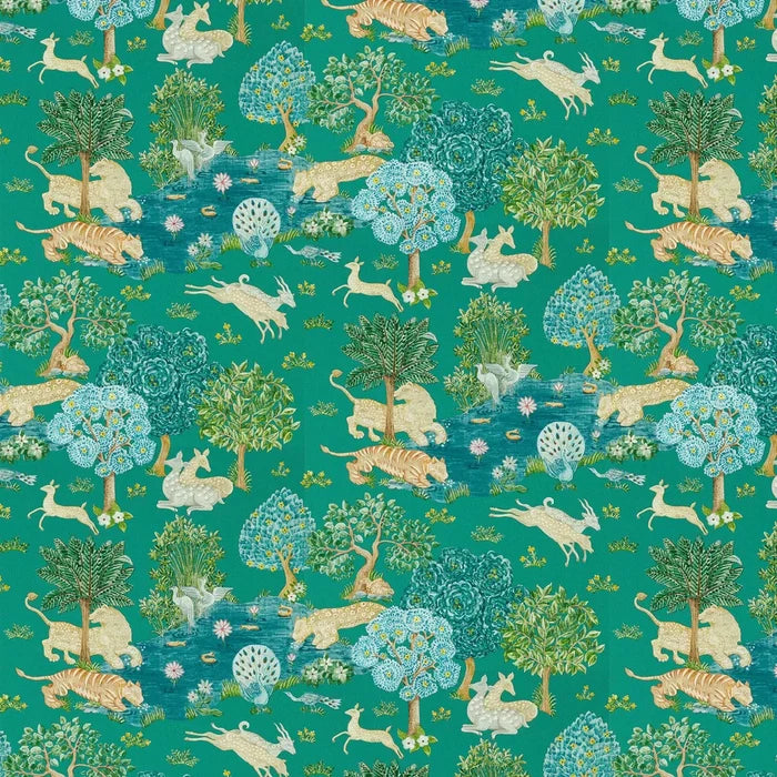Pamir Wallpaper - Teal/Peacock