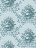 Paradise Medallion - Custom Sized Wallpaper Mural (per m2) - Blue