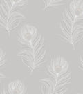 Pavona - Peacock Wallpaper - Grey