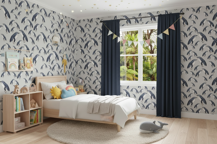 Children's Bedroom with NZ Bush View