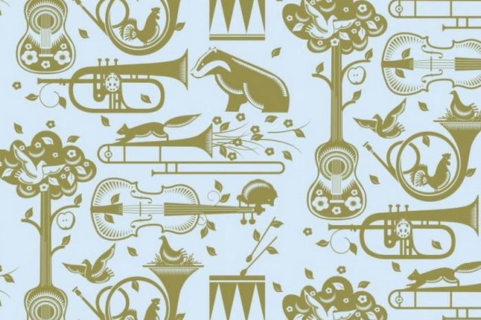 Pet Sounds Wallpaper - Powder Blue