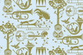 Pet Sounds Wallpaper - Powder Blue