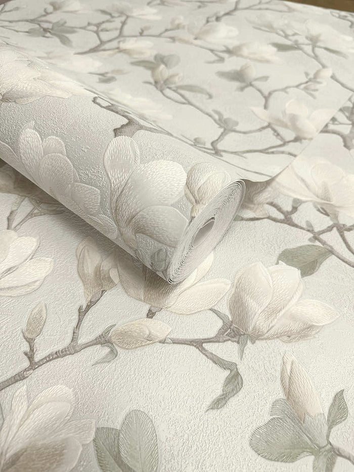 Petalina Textured Wallpaper - Cream
