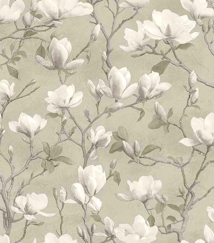 Petalina Textured Wallpaper - Sage