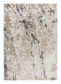 Petra Brown and Beige 5x8 Area Rug - Adams Furniture
