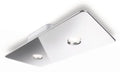 Philips 31605/11/48 Ledino Rectangular Two Light Energy Efficient LED Ceiling Light, Chrome