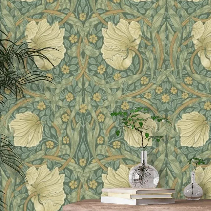 Pimpernel Wallpaper - Green