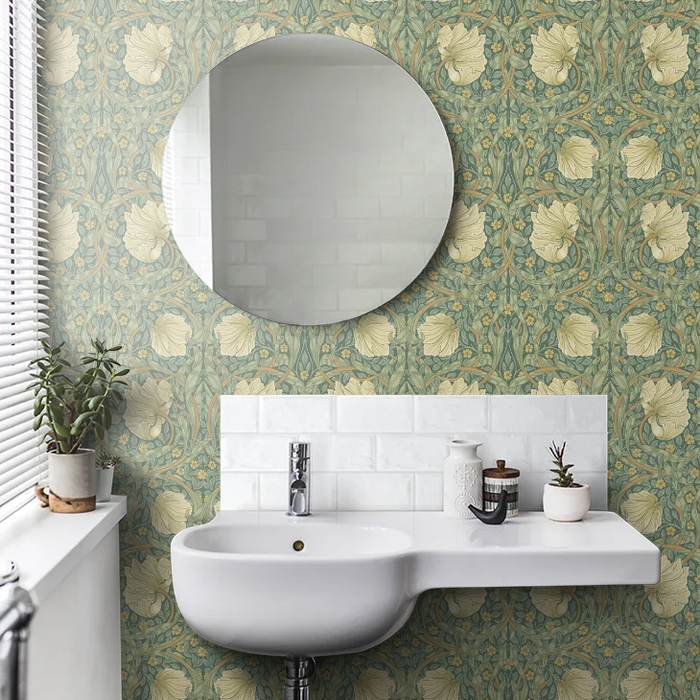 Pimpernel Wallpaper - Green