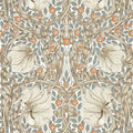 Pimpernel Wallpaper - Linen/Coral