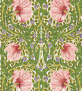 Pimpernel Wallpaper - Sap Green/Strawberry
