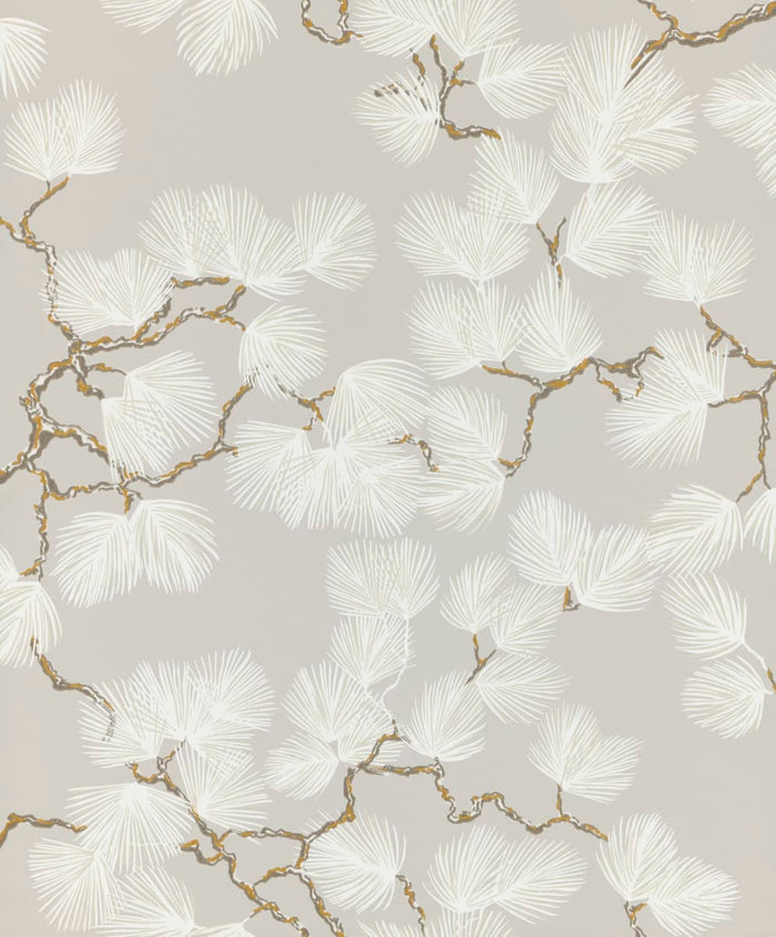 Pine Wallpaper - Grey
