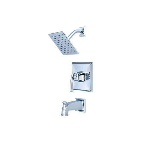 Pioneer 4GB110T-BN Single Handle Tub and Shower Trim Set, PVD Brushed Nickel Finish
