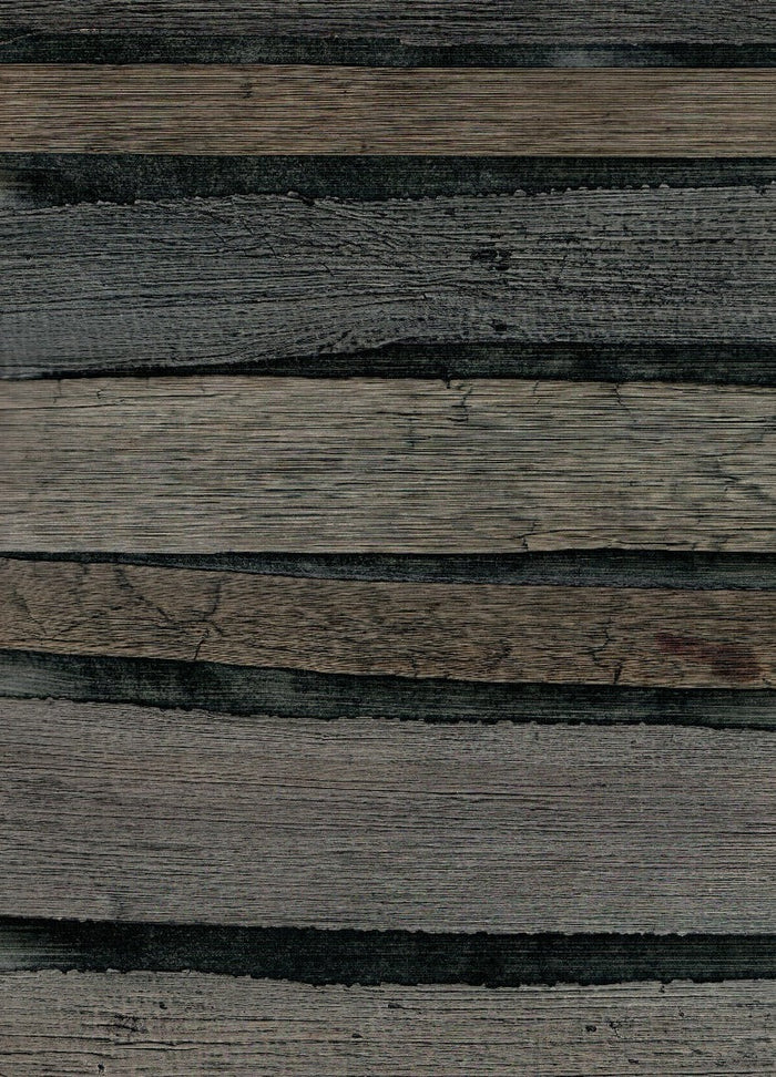 Plantation Wallpaper - 100% Banana Leaf - Ash