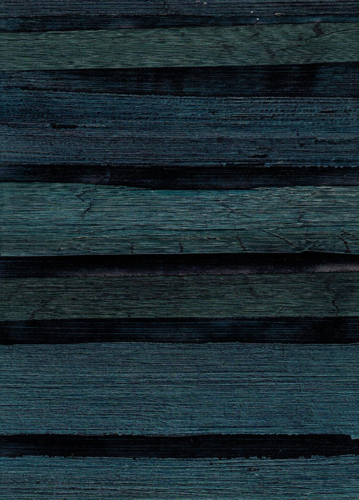 Plantation Wallpaper - 100% Banana Leaf - Moroccan Blue