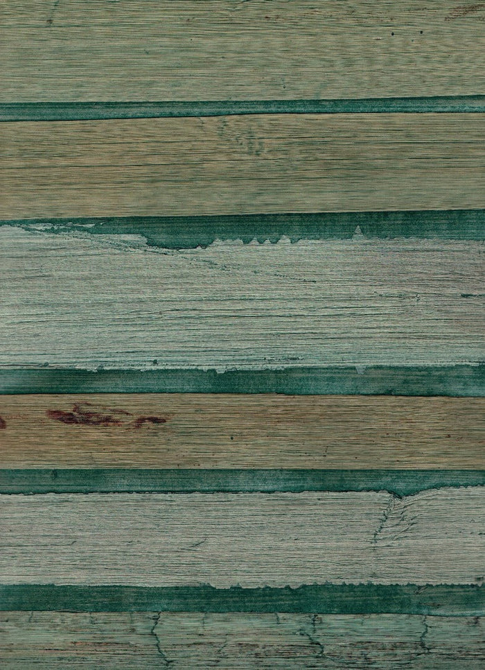 Plantation Wallpaper - 100% Banana Leaf - Pine Green