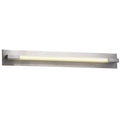 PLC Lighting 1046 SN 1 Light Vanity, Polis Collection, Satin Nickel Finish