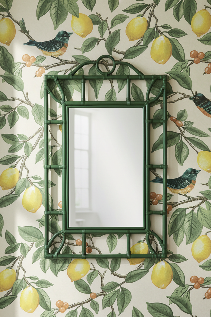Baywick Mirror with Ponderosa Wallpaper Background
