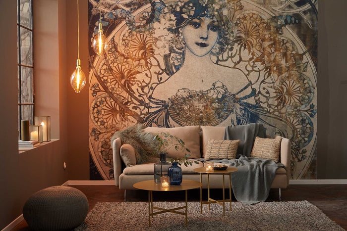 Porcelaine - Custom Sized Wallpaper Mural (per m2)