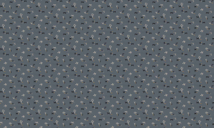Prehistoric Animal Wallpaper - Blue