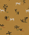Prehistoric Animal Wallpaper - Ocher