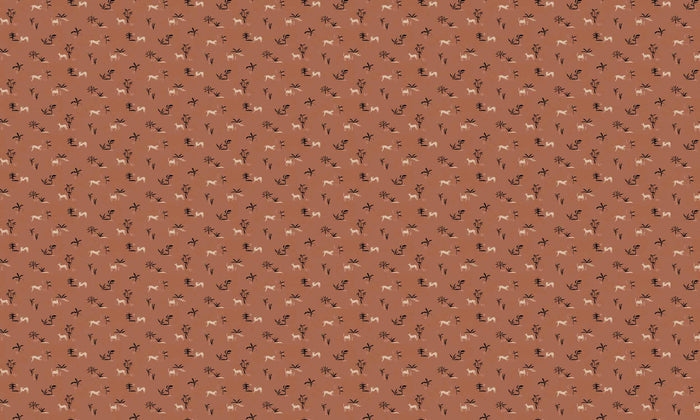 Prehistoric Animal Wallpaper - Red