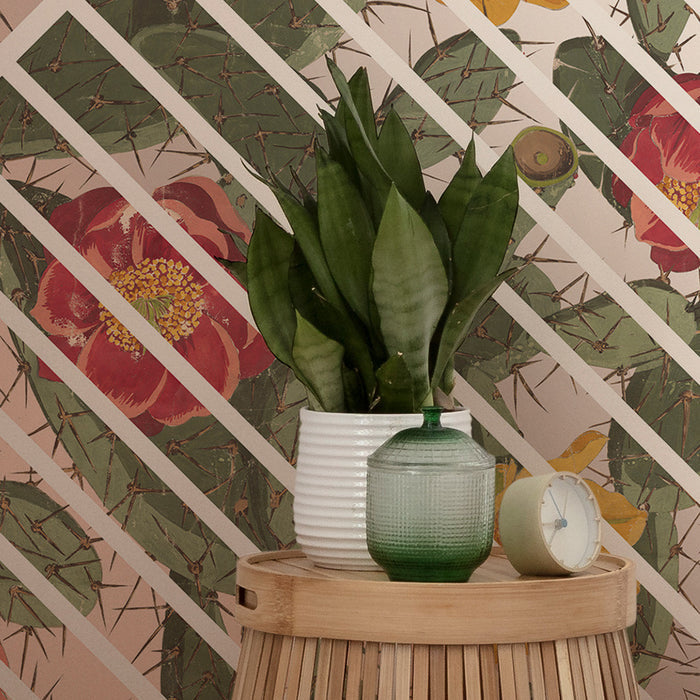 Prismatic Cactus - Custom Sized Wallpaper Mural (per m2)