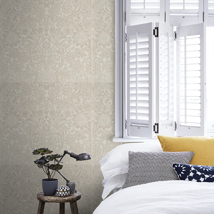 Pure Sunflower Wallpaper - Pearl Ivory