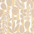 Ramatuelle Wallpaper - Sable + Jaune Citronnade