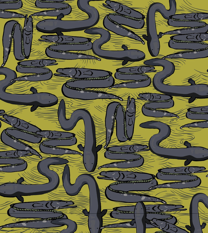 Eeel Wallpaper - Ochre