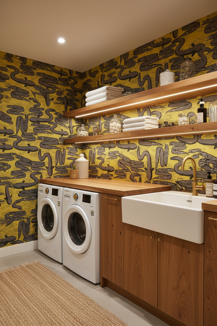 Really Eely - Ochre Laundry Room