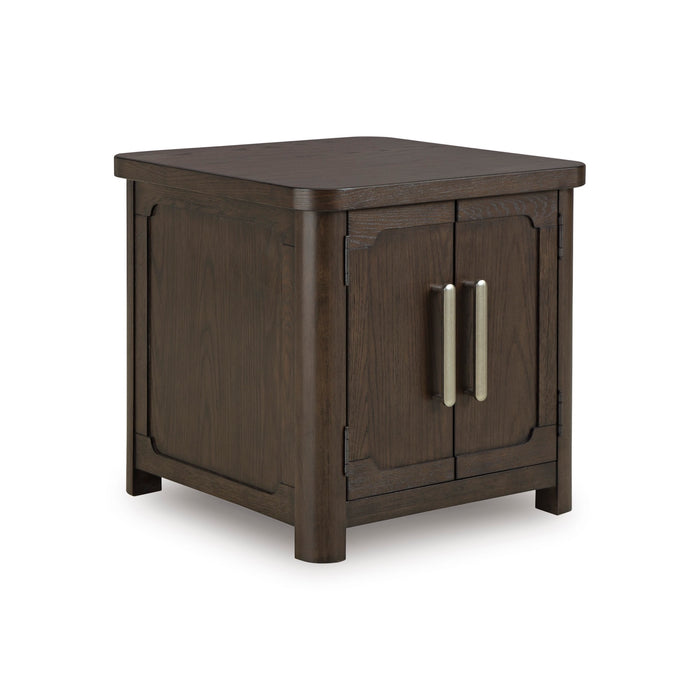 Rectangular End Table With Storage - Adams Furniture